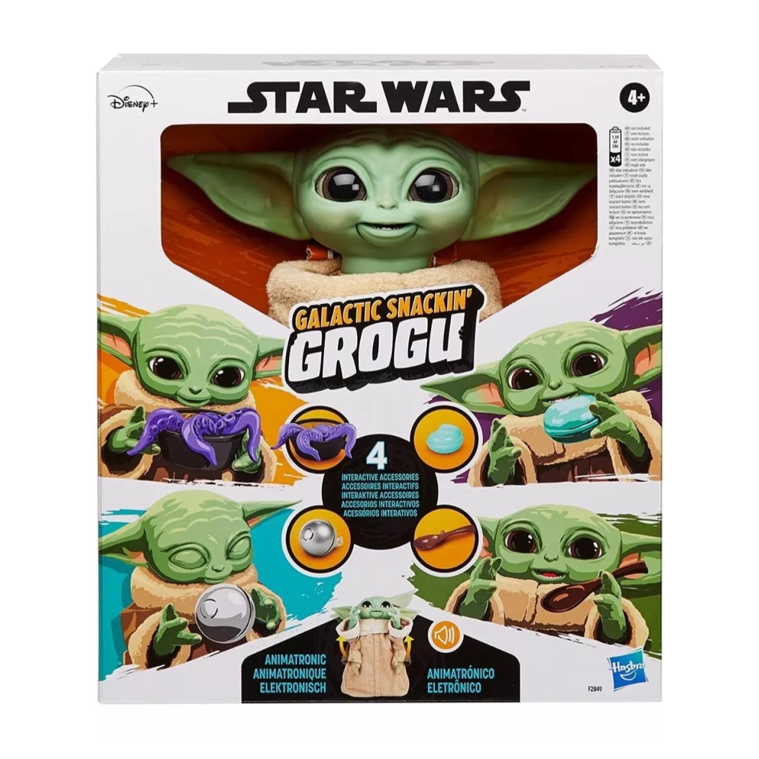 Juguete Figura Baby Yoda Interactivo Star Con Wars Sonidos image number 3.0