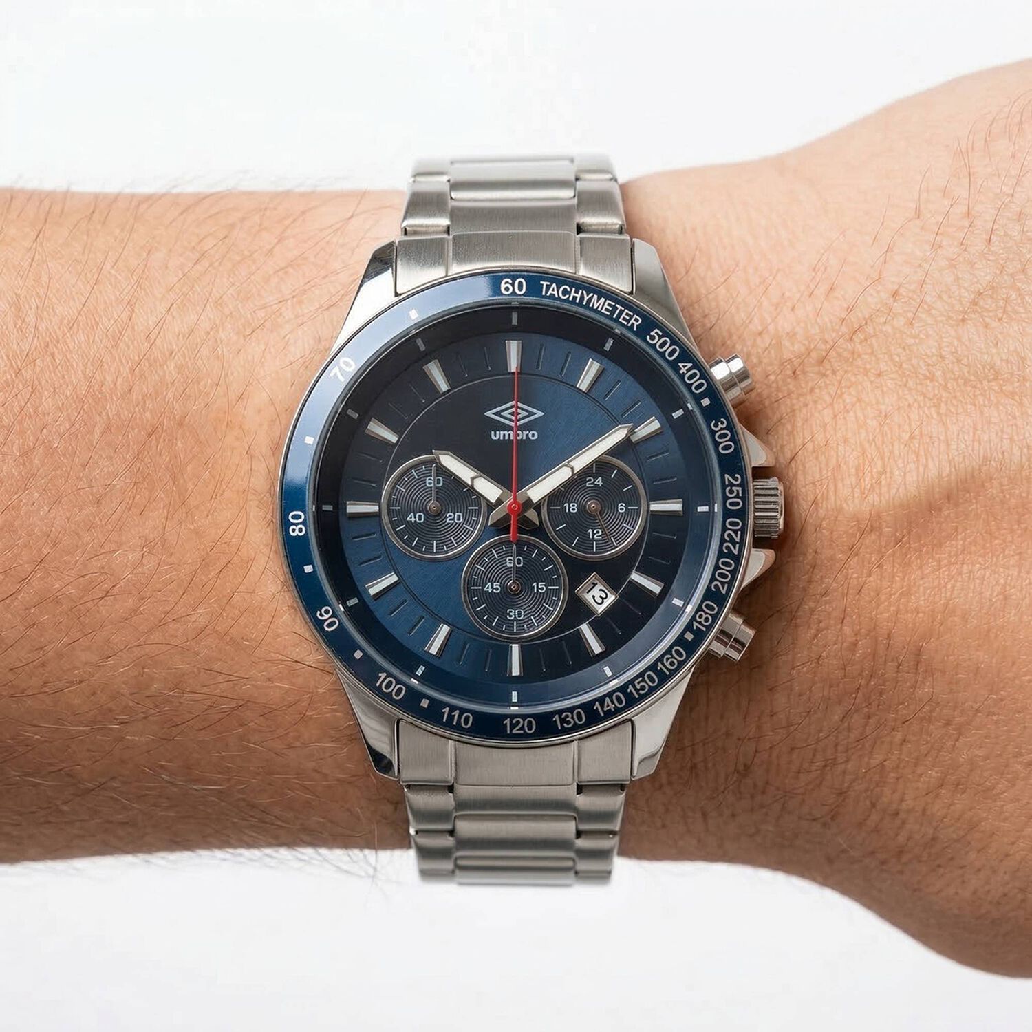 Reloj An&aacute;logo Hombre Umbro Plus Plateado Umbp-1500-156 image number 2.0