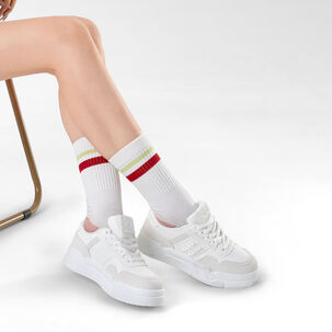 Zapatilla Deportiva Casual De Colores Mujer Weide Lt135