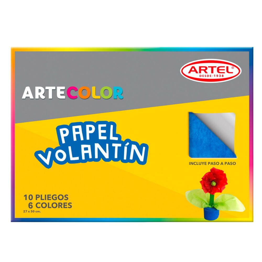 Artecolor Papel Volant&iacute;n 10 Pliegos 37x50cm Artel image number 0.0