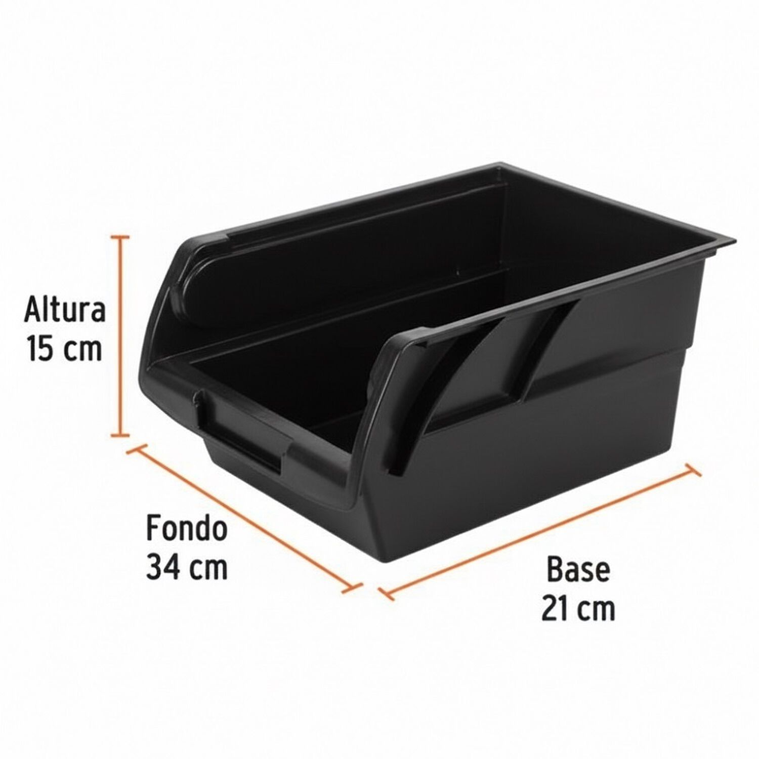 Gaveta Apilable Plastica 4 Truper image number 4.0