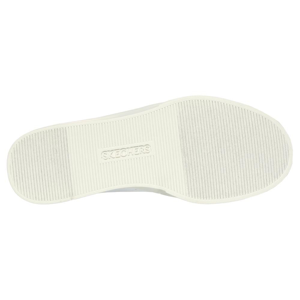 Zapatilla Urbana Mujer Skechers Eden Lx Beaming Glory Blanco image number 3.0