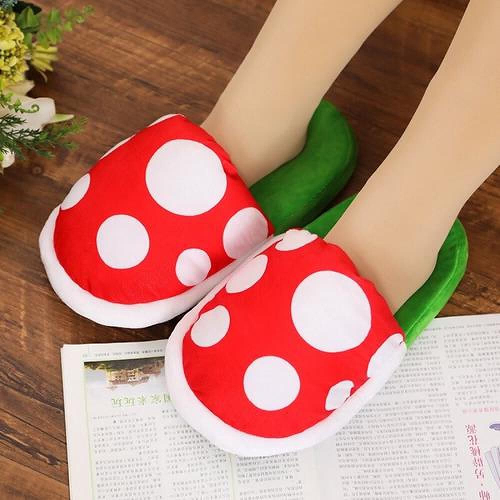 Pantuflas 3d Planta Piraña Carnivora Super Mario image number 3.0