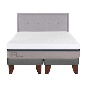 Cama Europea Cic Balance / 2 Plazas / Base Dividida + Respaldo
