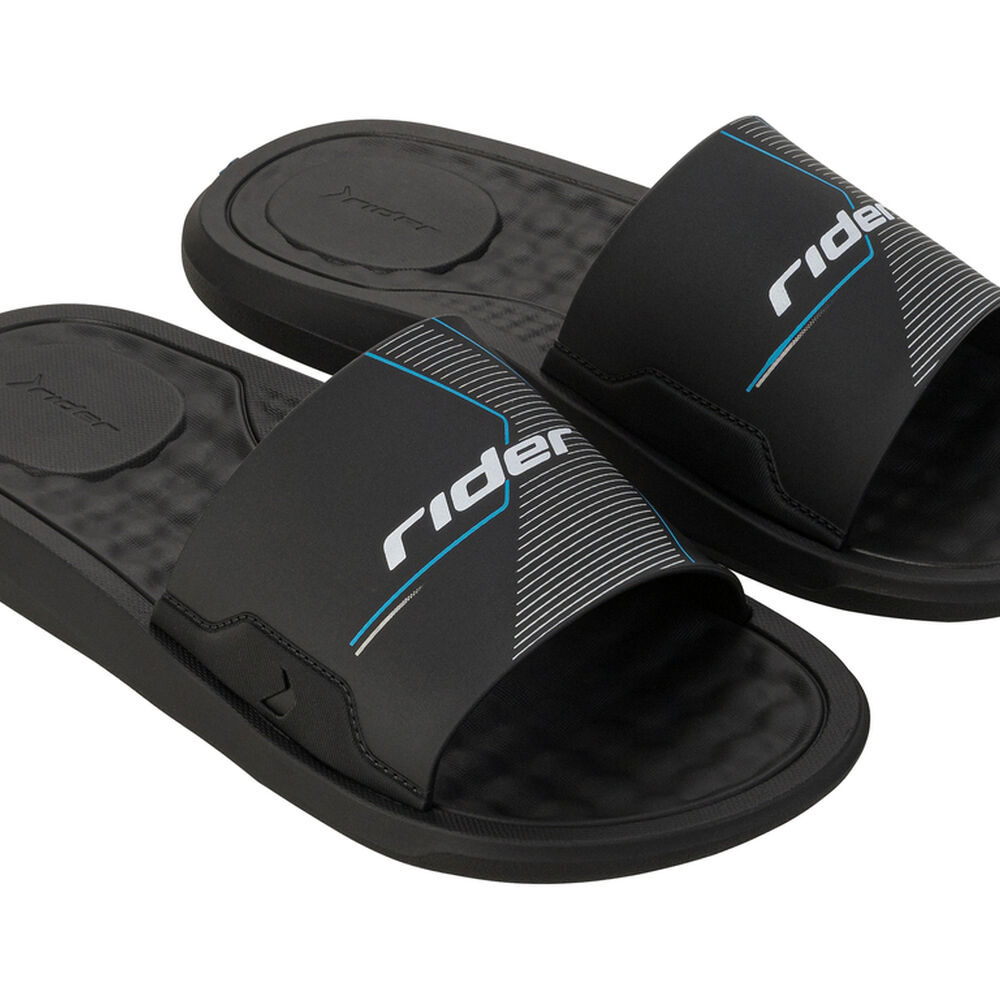 Sandalia Hombre Negro/blanco Step Rider image number 1.0