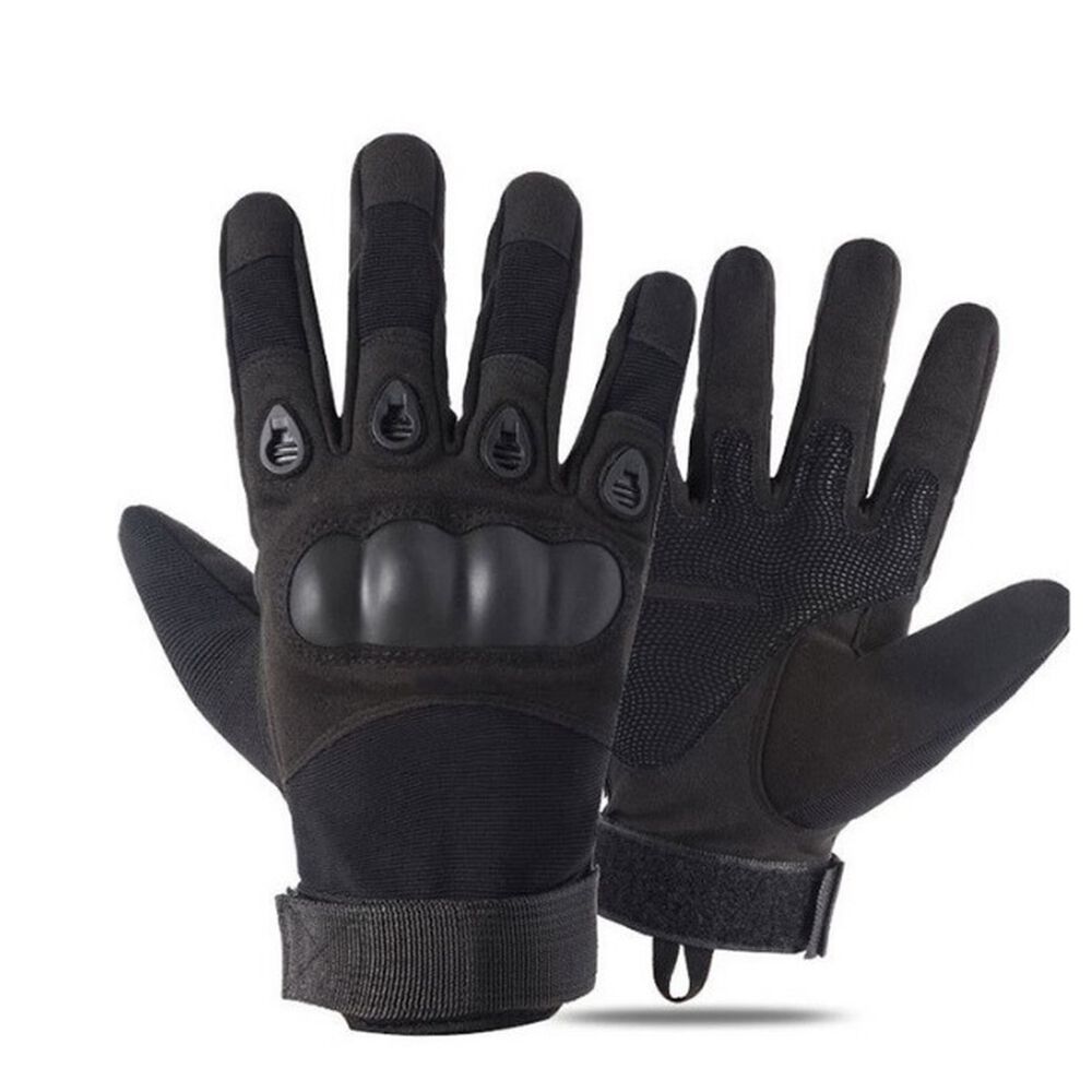 Guantes Tácticos Para Motocicleta O Bici Nudillos Extra Duros Con Dedos image number 0.0