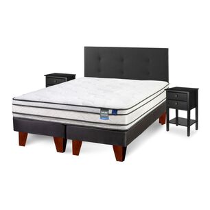 Cama Europea Flex Innova / 2 Plazas / Base Dividida + Set De Maderas