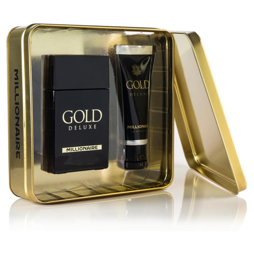 Estuche Gold Deluxe Millionaire / 100 Ml / Edp + After Shave image number 0.0