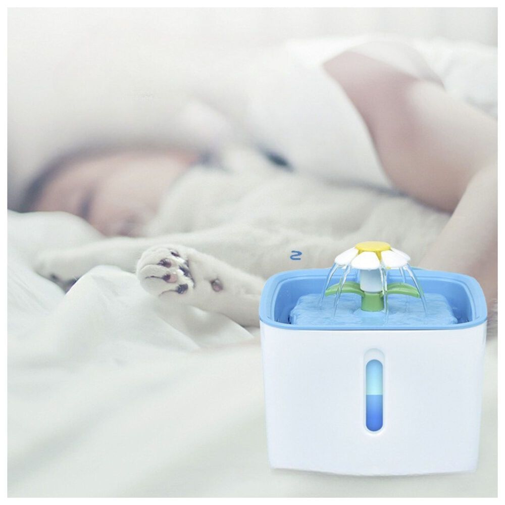 Fuente Bebedero Mascotas 2.5 L Con Luz Nivel image number 4.0