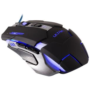 Mouse Gamer Usb 6b 1800dpi Iluminado Negro X10