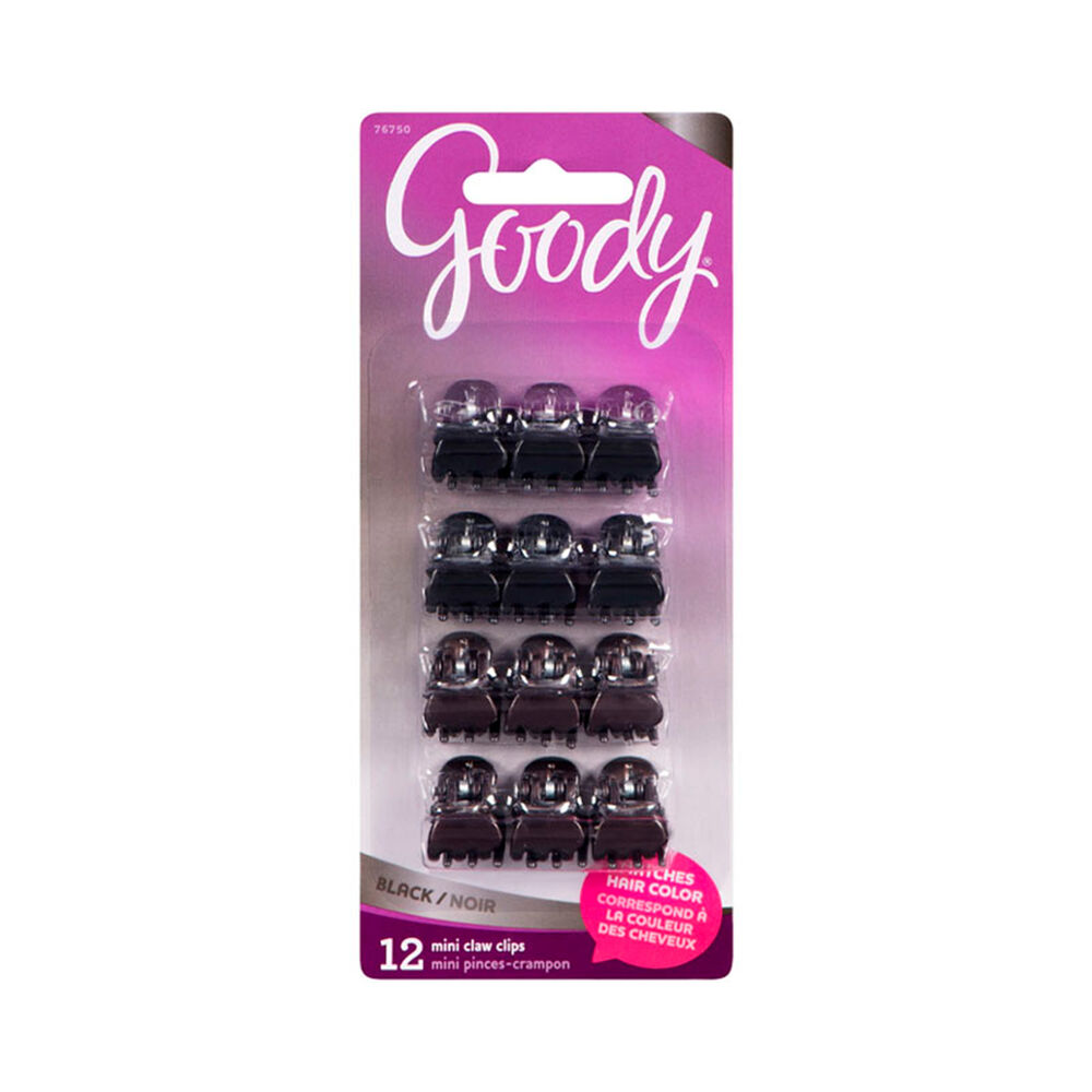 Pinche-traba Pequeñas Goody Color Negro 12 Unidades image number 0.0