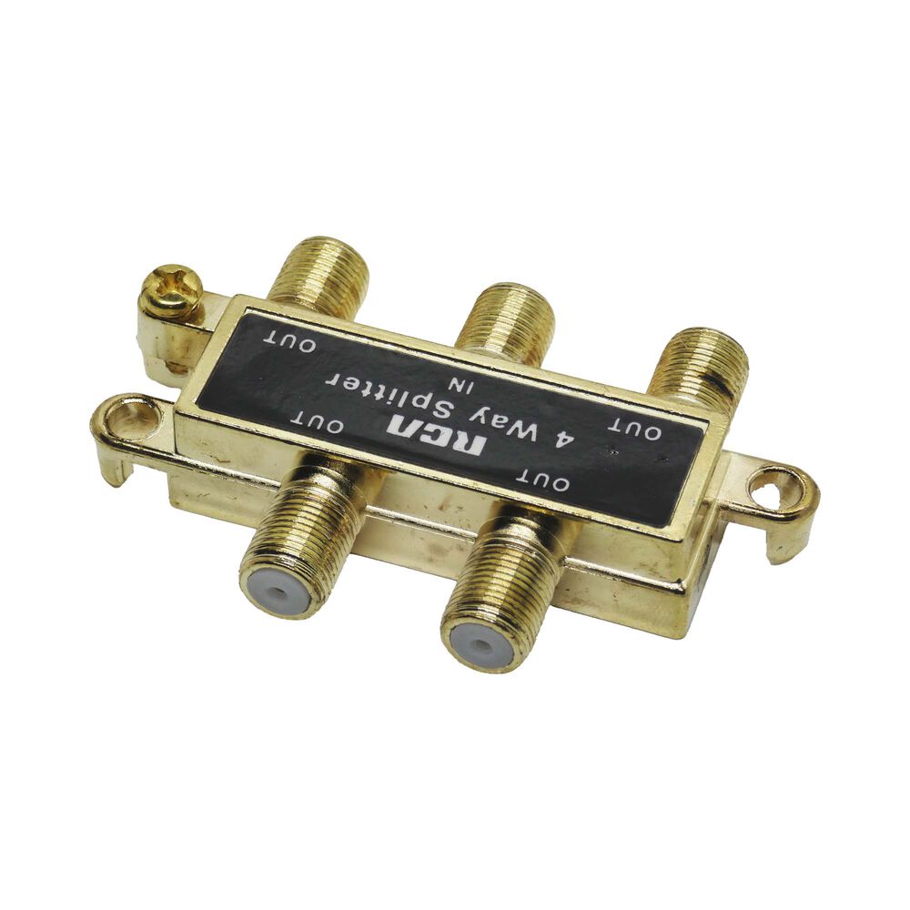Splitter Coaxial 1x4 Rca - Tv / Cable image number 2.0