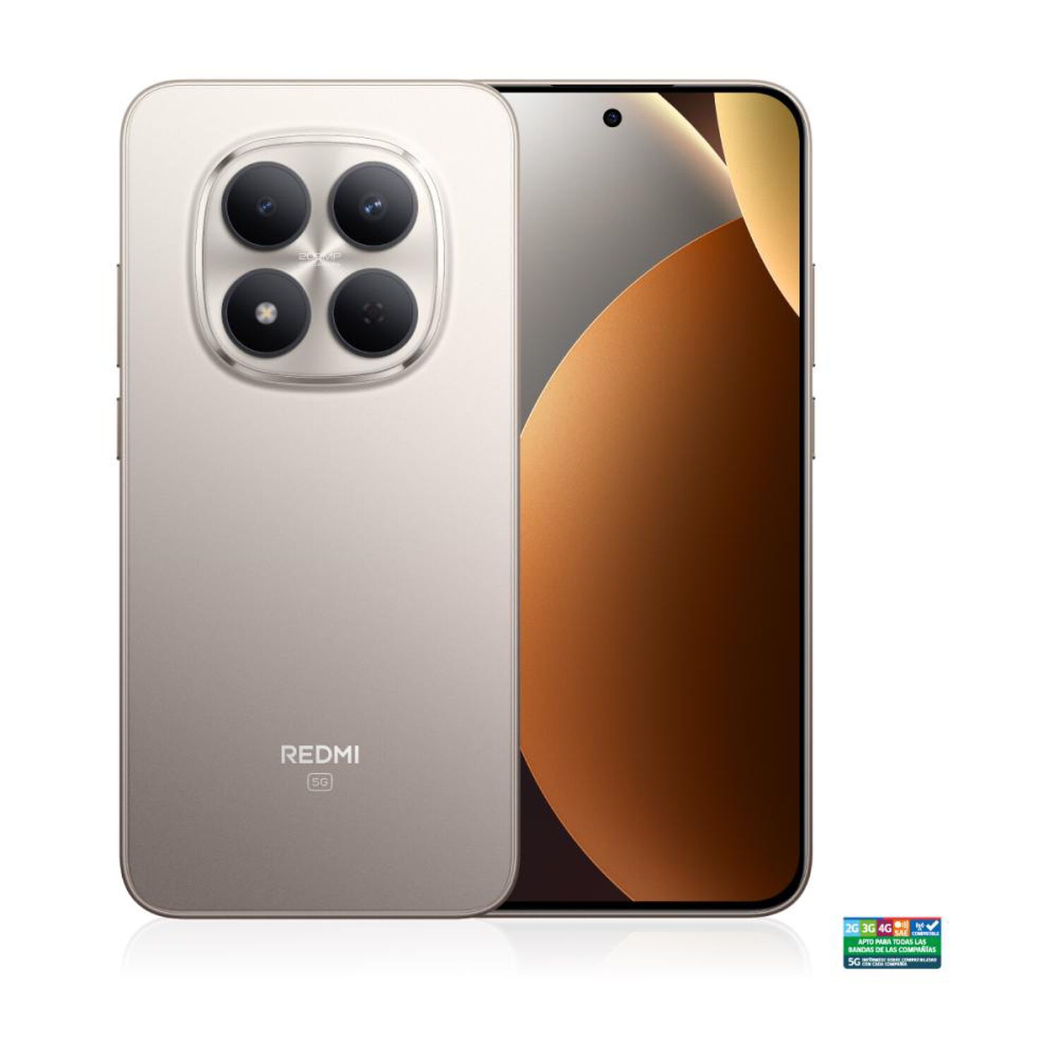 Smartphone Xiaomi Redmi Note 15 Pro / 5G / 256 GB / Titanio / Liberado image number 1.0