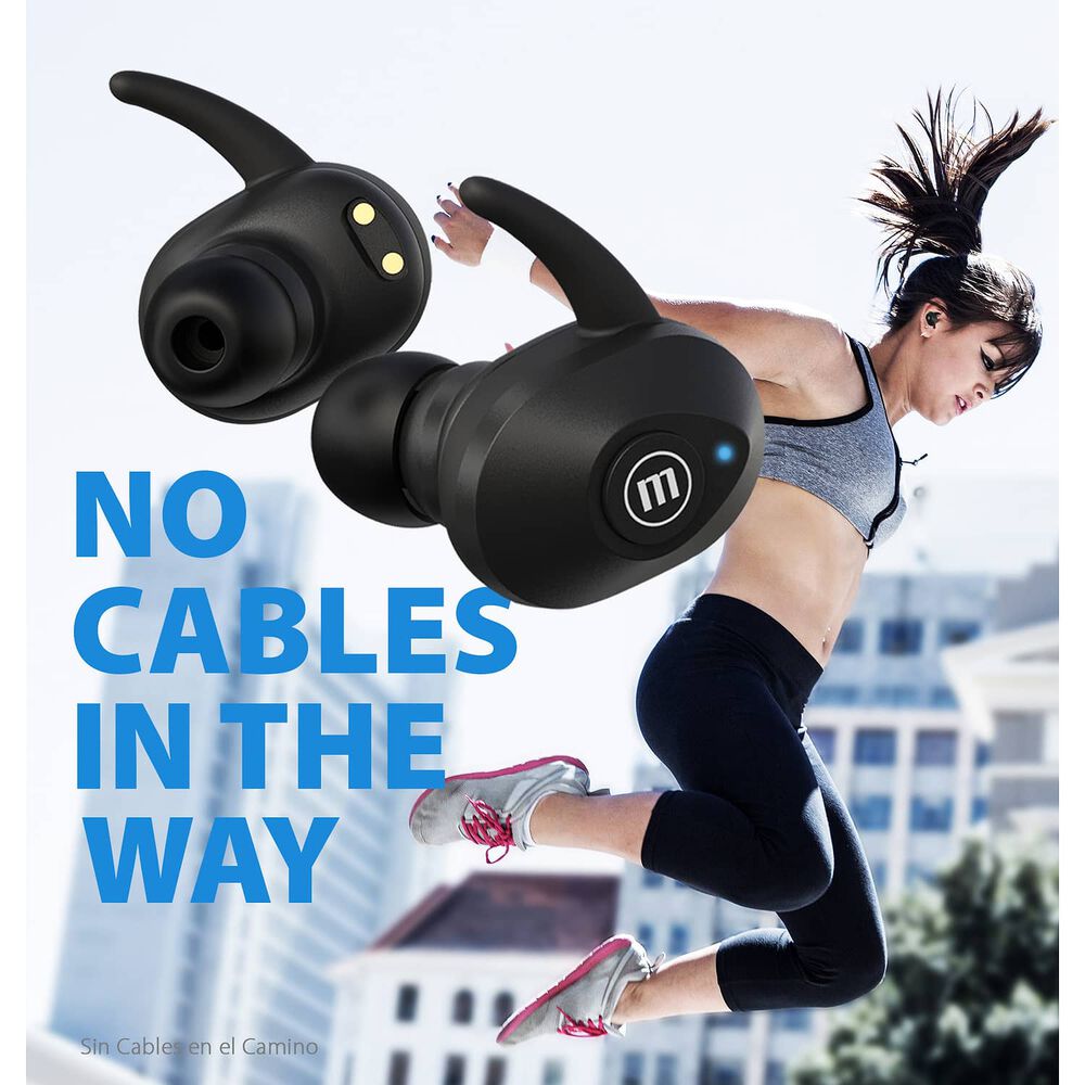 Aud&iacute;fonos Maxell Mini Duo Tws Bluetooth Blue Limit Edition image number 3.0