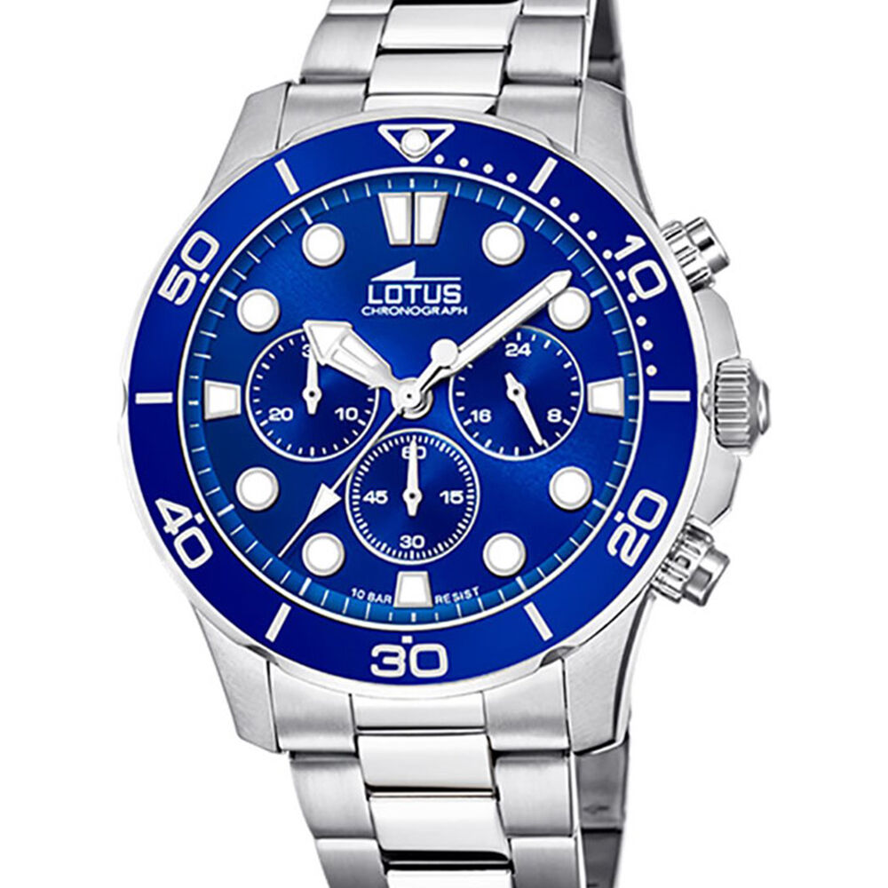 Reloj 18756/1 Lotus Azul Hombre Crono Deportivo image number 0.0