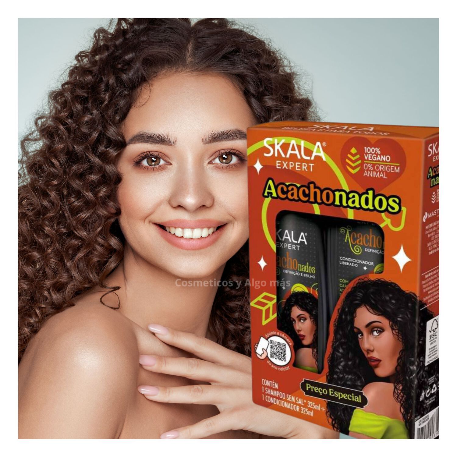 Kit De Champu Y Acondicionador Para Rizos Acachonados Skala. image number 0.0