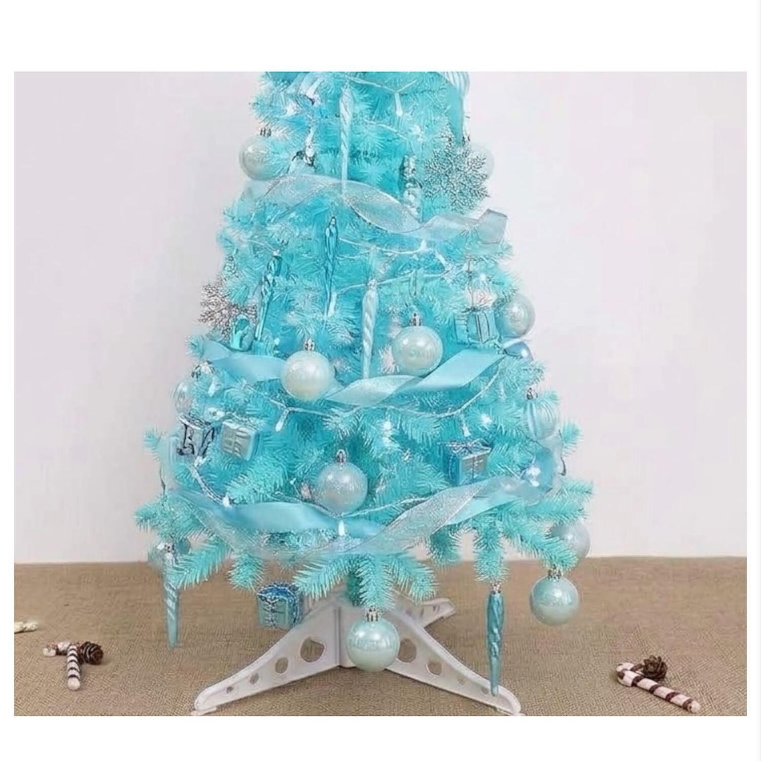 &Aacute;rbol Navide&ntilde;o Celeste Altura De 180cm Artificial image number 5.0