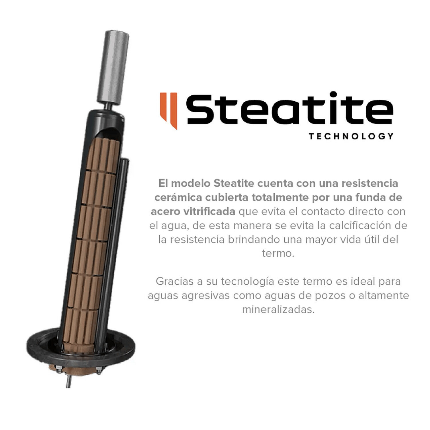 Termo El&eacute;ctrico Bosca Steatite 100l Atlantic image number 5.0