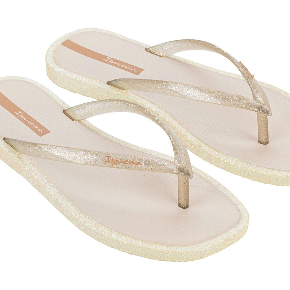 Sandalia Mujer Beige/glitter Edge Solar Glow Ipanema image number 1.0