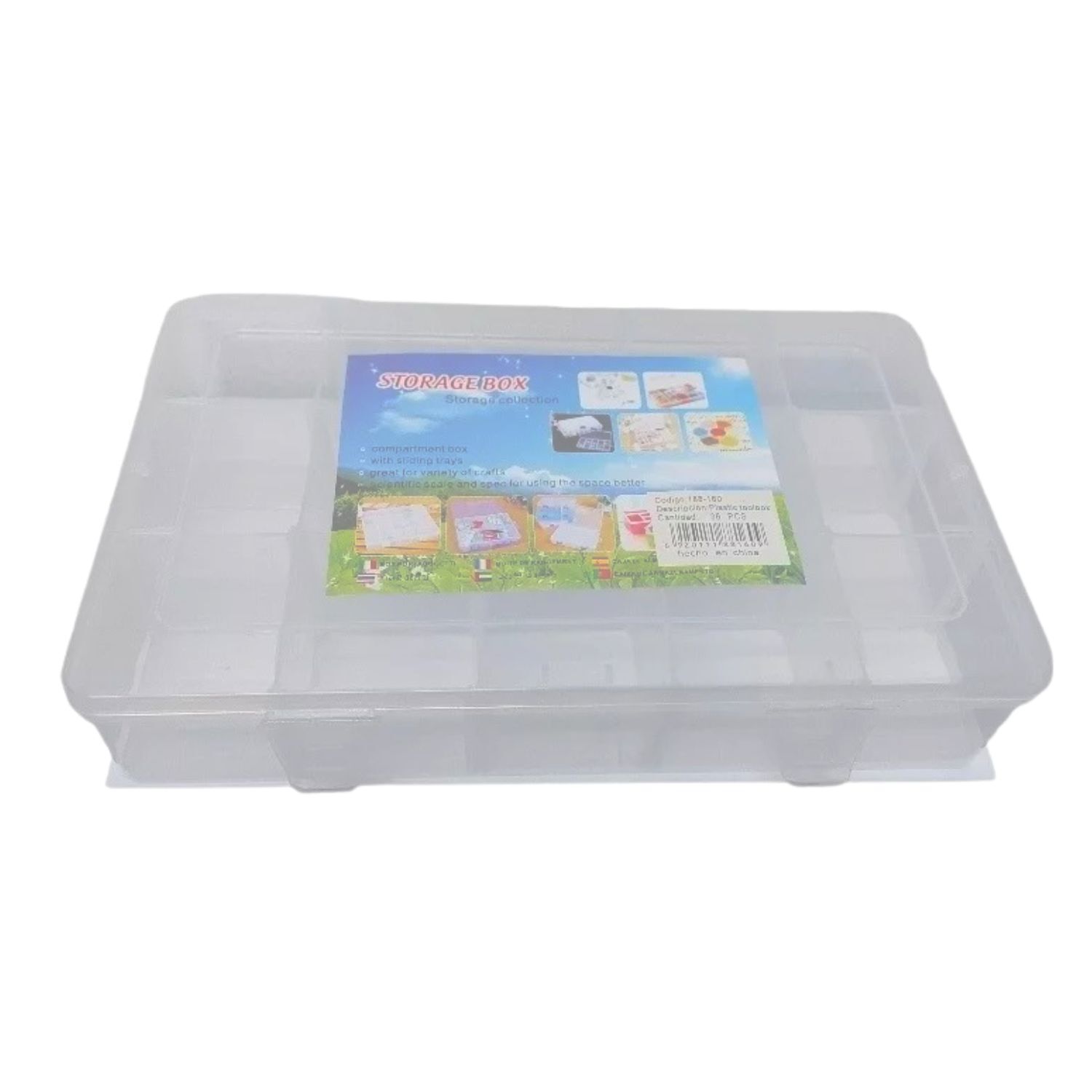 Organizador De Plastico 28cm Ideal Para Almacenamiento Hogar image number 2.0