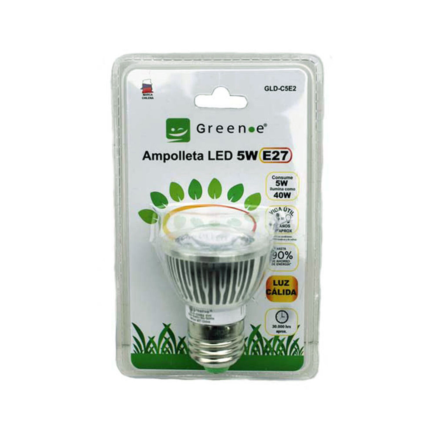 Ampolleta Led 5w Luz C&aacute;lida E27. Cob image number 0.0