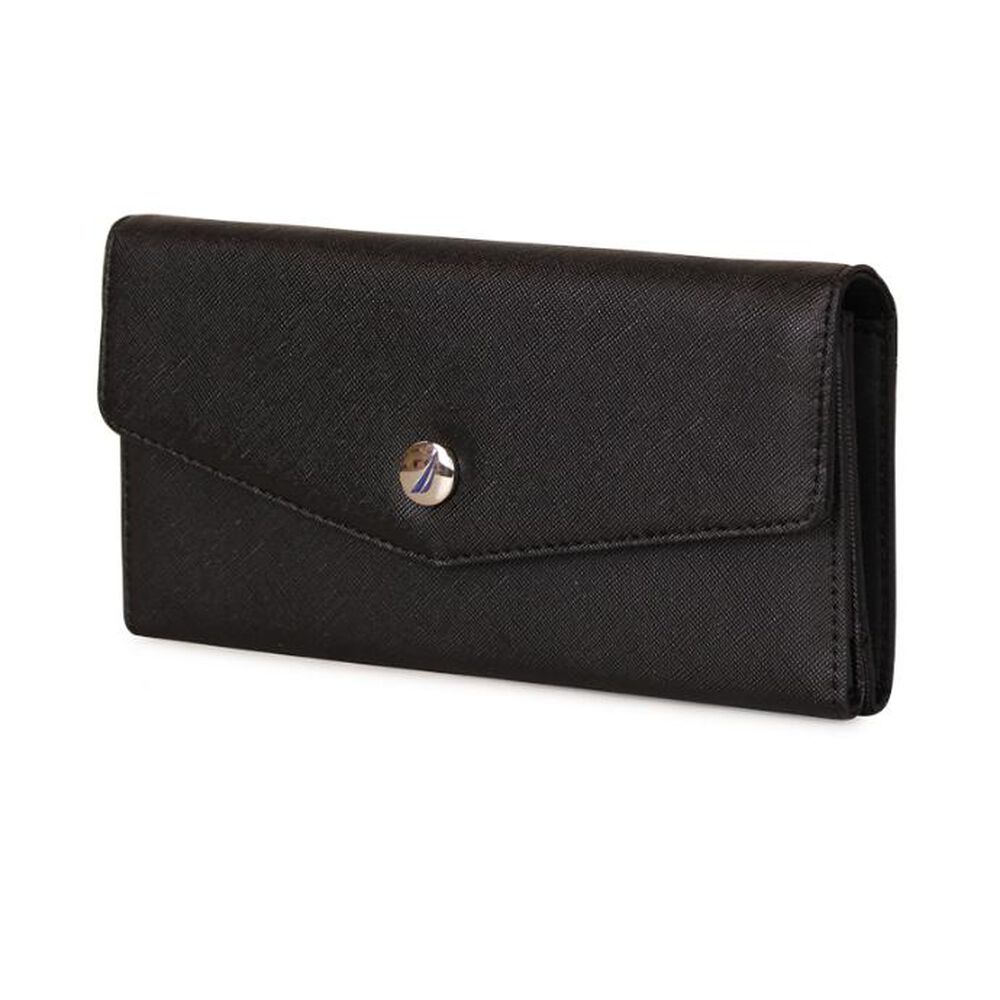 Billetera De Mujer Ziggy Negra Nautica image number 3.0