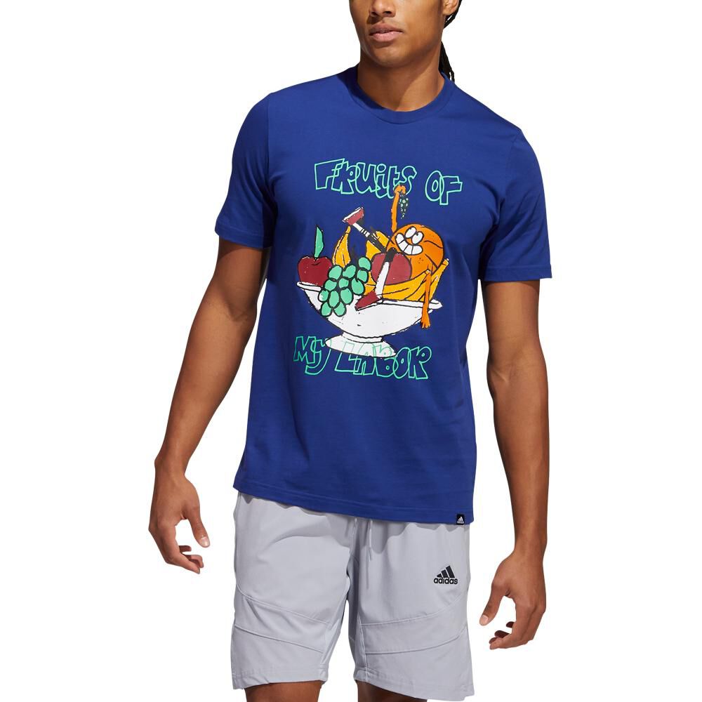Polera Hombre Adidas Estampado De Frutas Lil Stripe image number 0.0