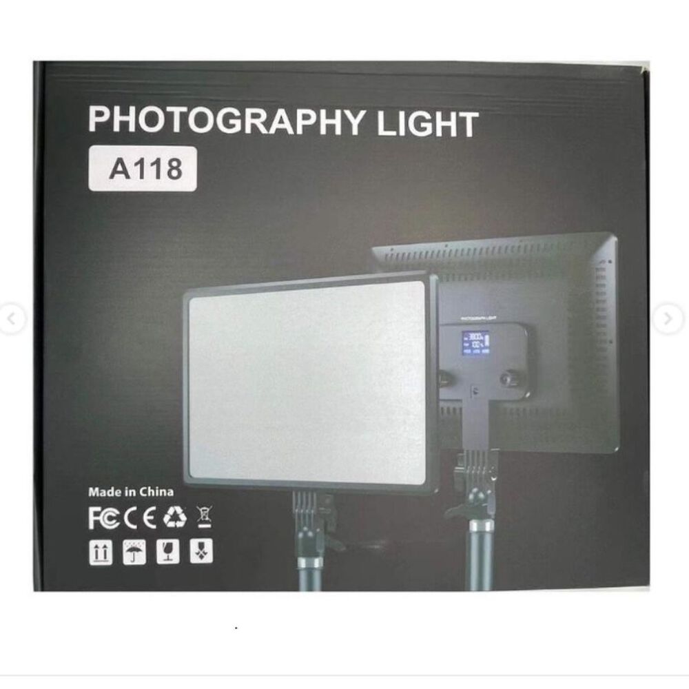 Lampara Panel Luz Iluminación Led Fotos Videos Estudio A118 image number 0.0