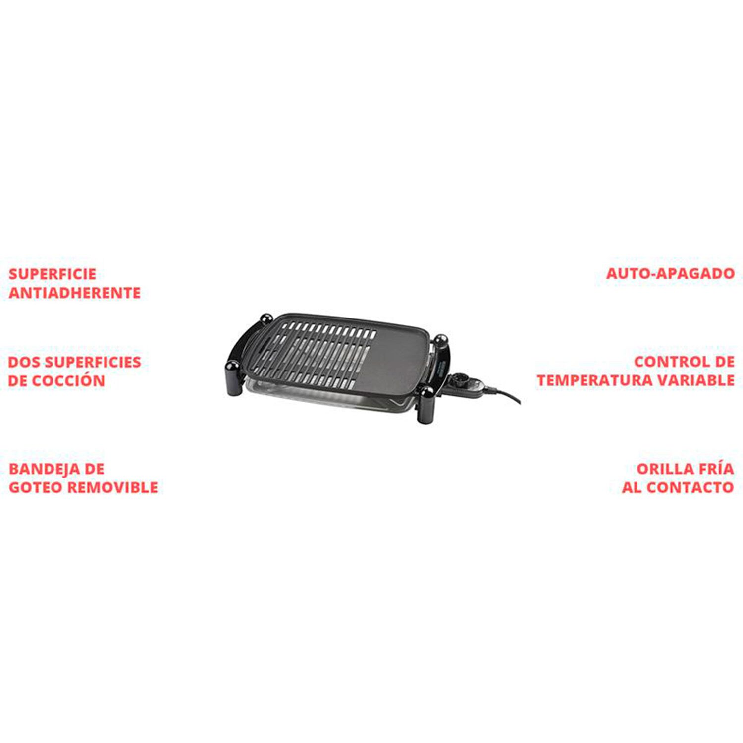 Parrilla El&eacute;ctrica Black+decker Ig201 image number 4.0