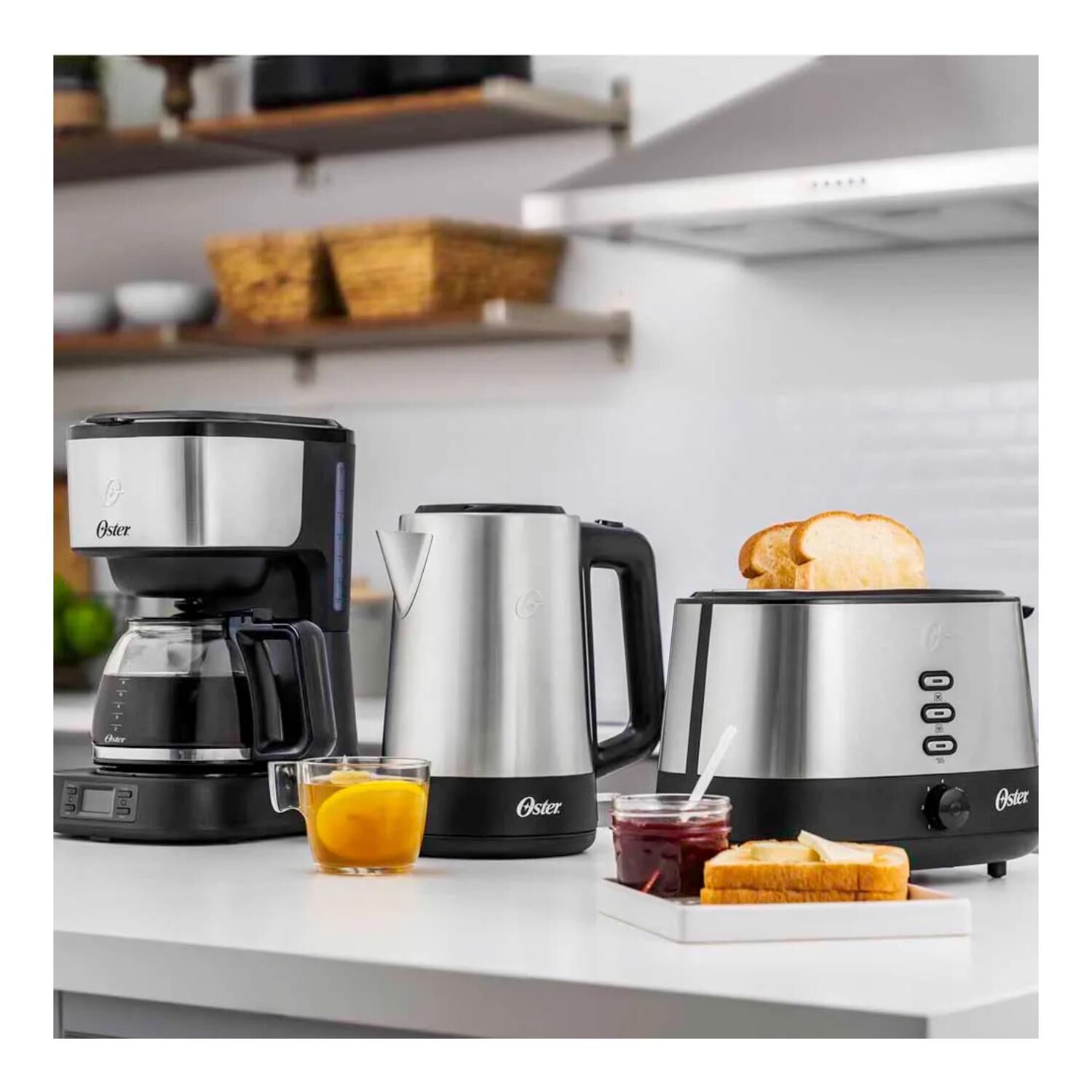 Tostador De Pan 2 Rebanadas 7t 800w Acero Inox R500 Oster image number 1.0