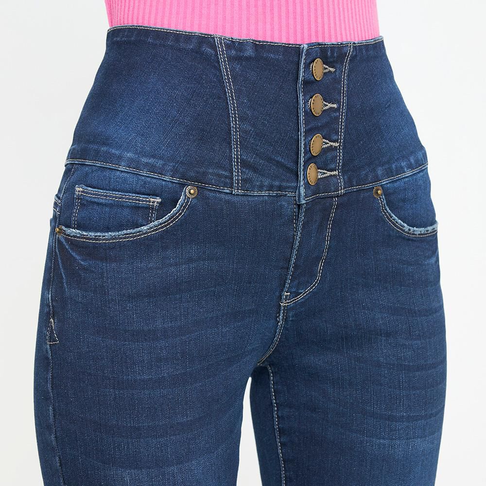 Jeans Mujer Tiro Alto Sculpture Rolly Go image number 3.0