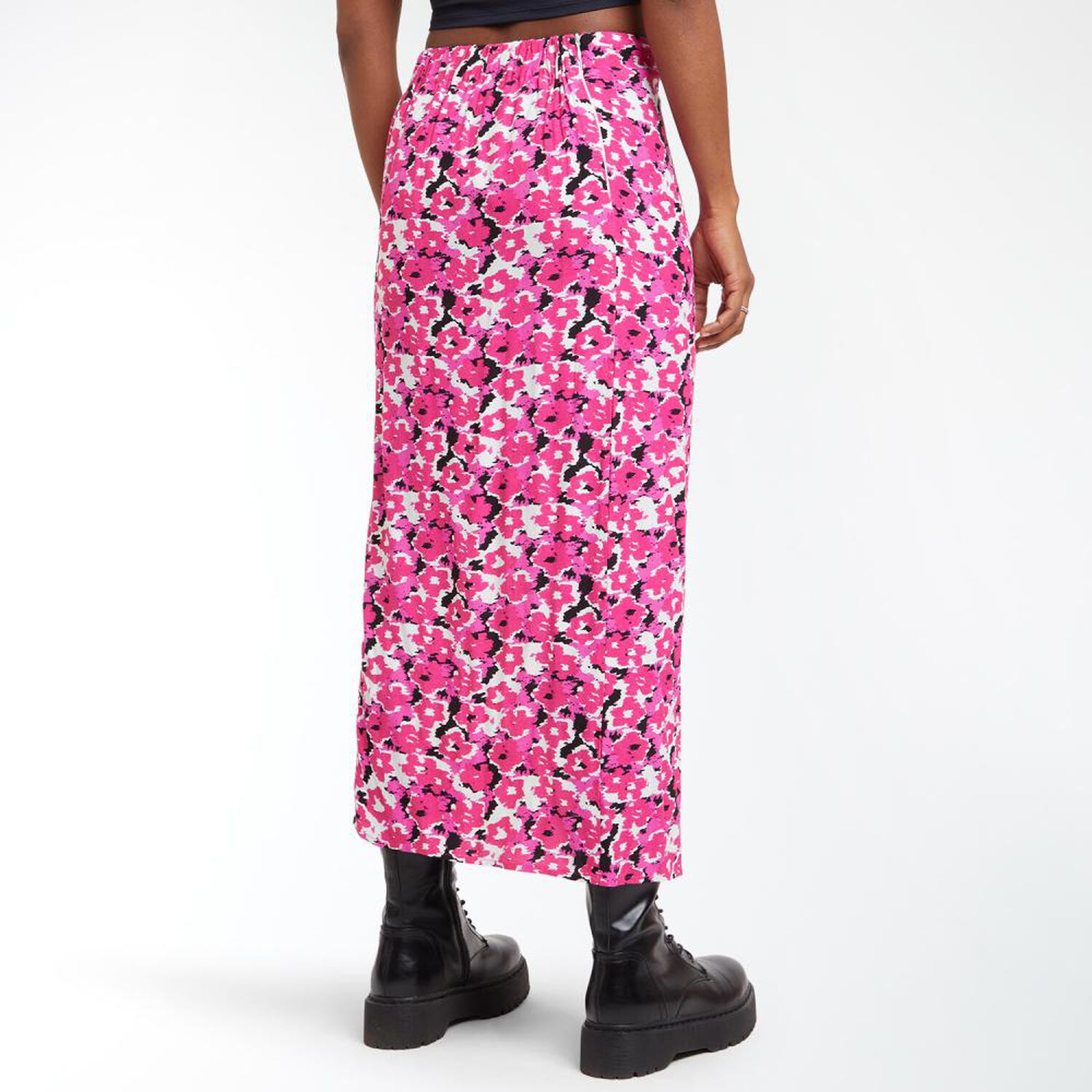 Falda Larga Abierta Estampada Tiro Medio Skinny Mujer Rolly Go image number 3.0