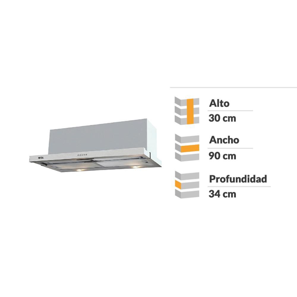 Campana Ursus Trotter Campana Cocina Ut Aura 90 Inox image number 1.0