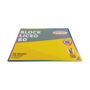 Block Liceo 60 20hojas Artel