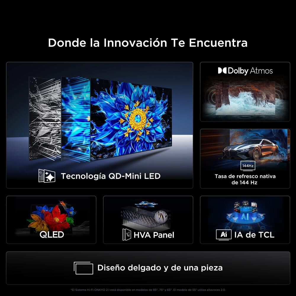 Led 55" TCLP8L / Ultra HD 4K / Smart TV image number 10.0