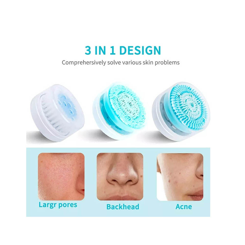 Cepillo De Limpieza Facial Electrico 3 En 1 Exfoliante image number 3.0