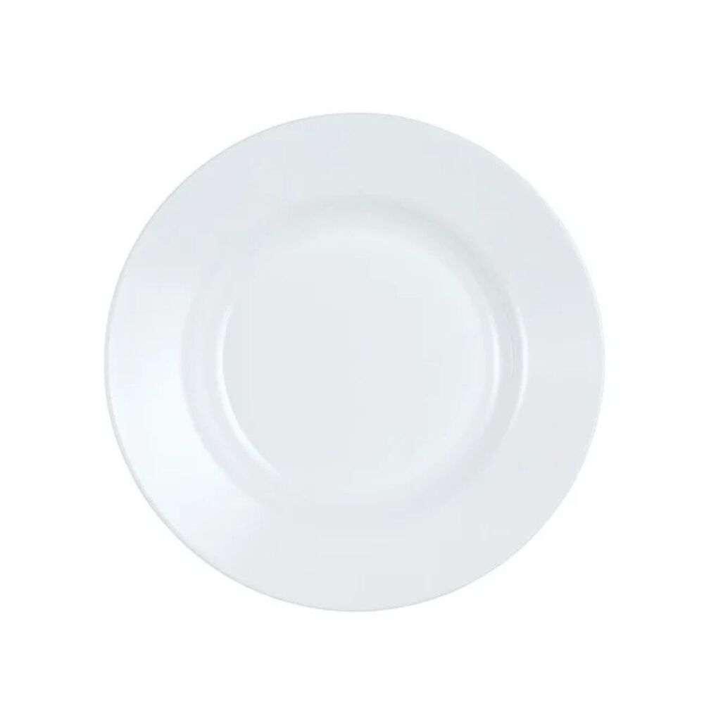 Plato Hondo Opaline 23cm Marinex Vidrio Resistente Blanco image number 1.0