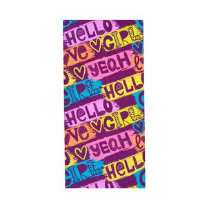 Toalla De Playa Casaideal Hello / 75 X 150 Cm