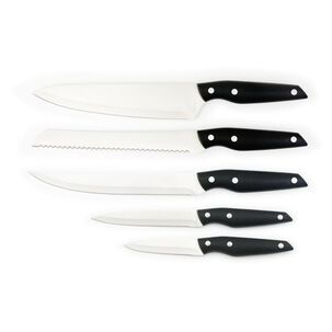 Set De Cuchillos + Taco Casaideal / 6 Piezas