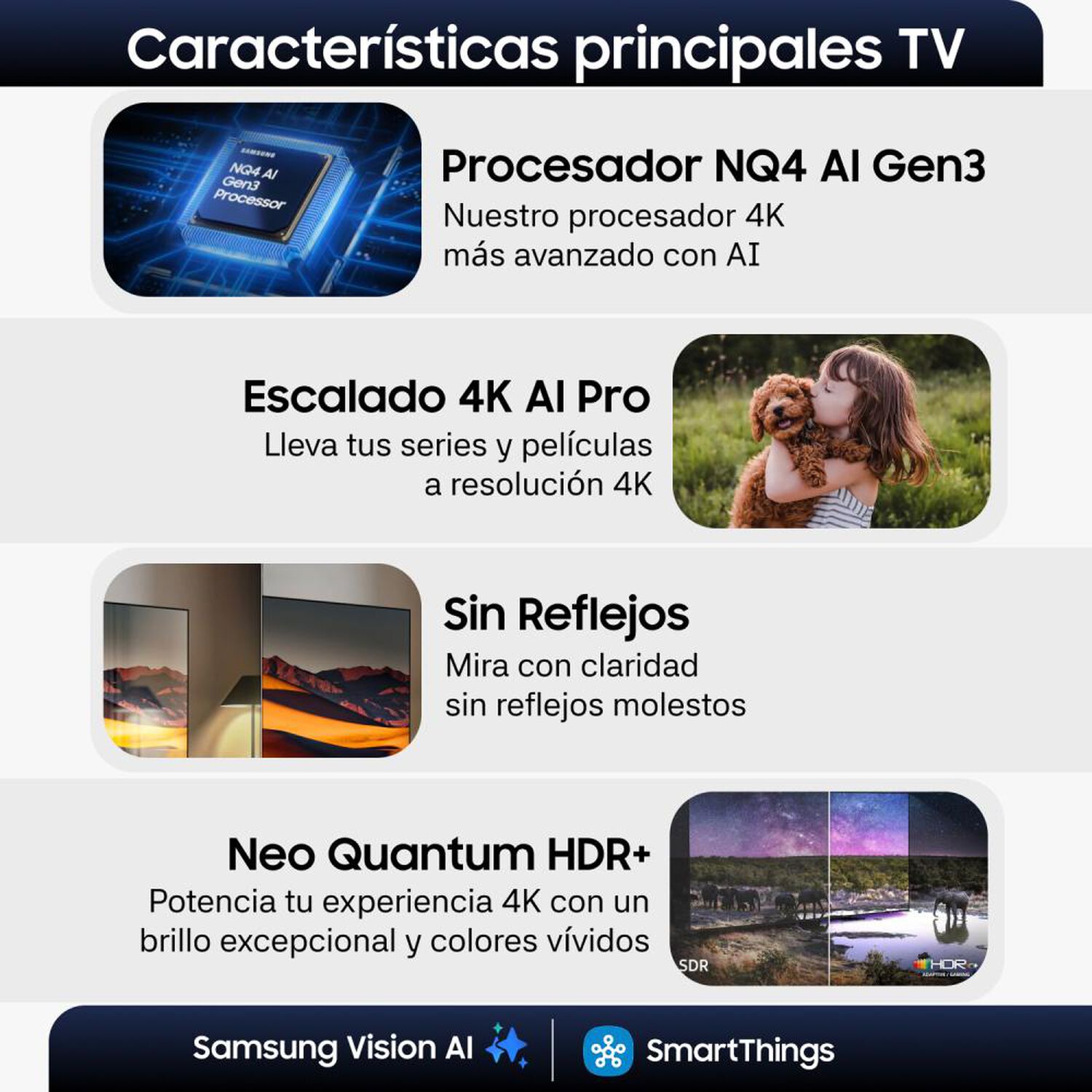 Neo Qled 65" Samsung QN90F / Ultra HD 4K / Vision AI Smart TV 2025 image number 3.0