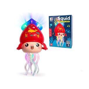 Pulpo Bailar&iacute;n Interactivo Con Luces Led M&uacute;sica Y Sensor De Obst&aacute;culos