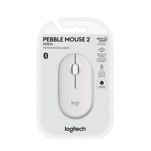 Mouse Logitech Pebble 2 Blanco M350s