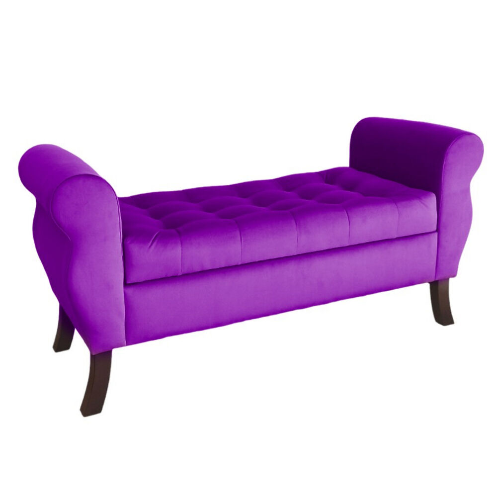 Banqueta Baul Diva Color Morado image number 2.0