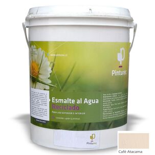 Esmalte Al Agua Reciclado Pinturec Satinado Café Atacama 1g
