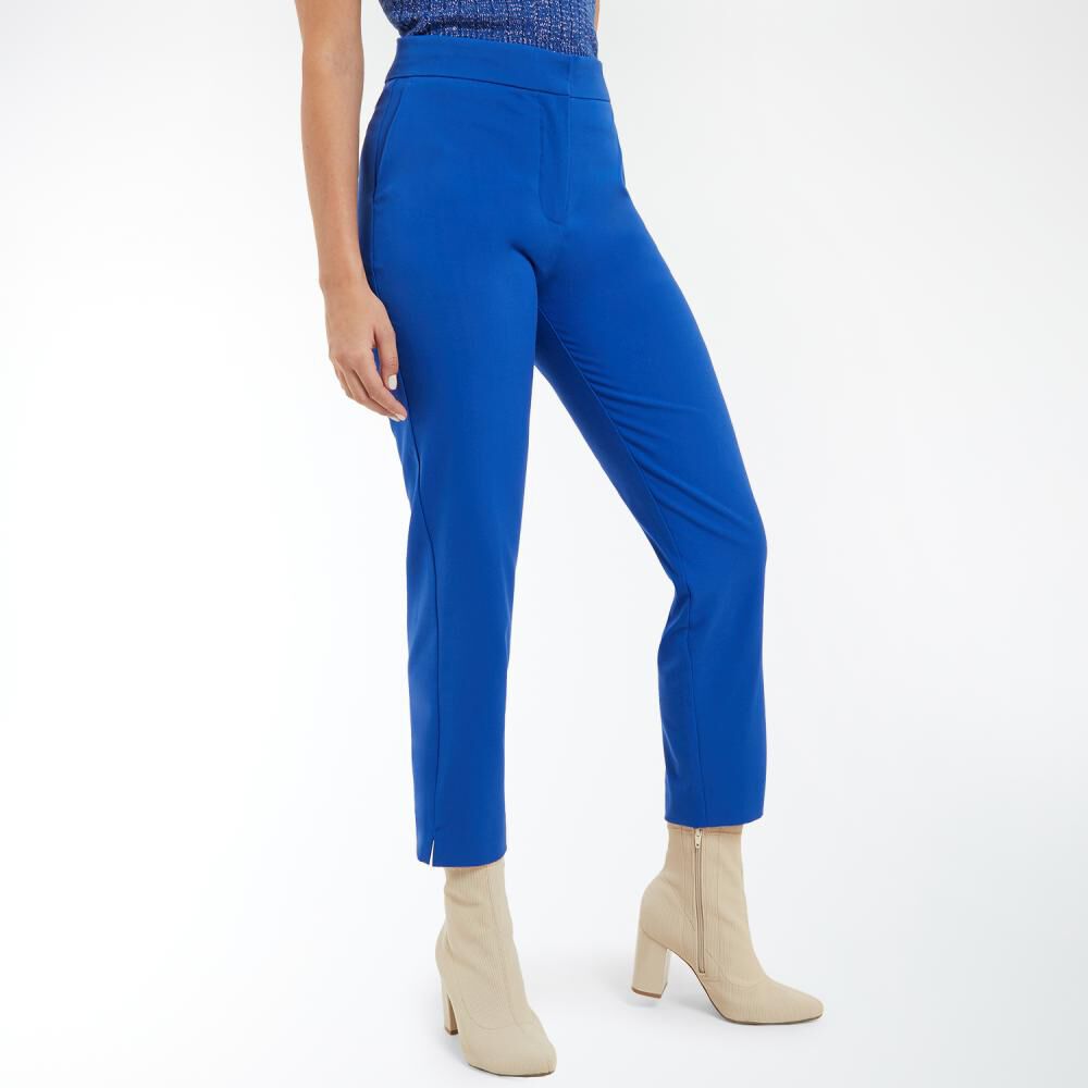 Pantal&oacute;n De Vestir B&aacute;sico Tiro Alto Recto Mujer Kimera image number 2.0