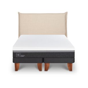 Cama Europea Cic Ortopedic Advance / King / Base Dividida + Respaldo