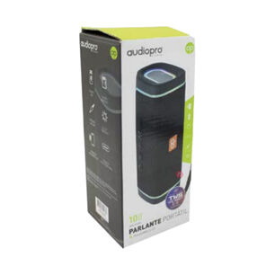 Parlante Bluetooth Tws Con Iluminaci&oacute;n 10w Color Negro - Ps