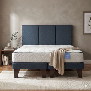 Cama Europea 2 Plazas 190 Rest Respaldo Everest