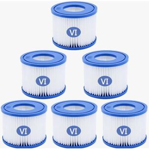 Repuesto Cartucho De Filtro Tipo Vi Para Lay-z-spa Pack 6 Un