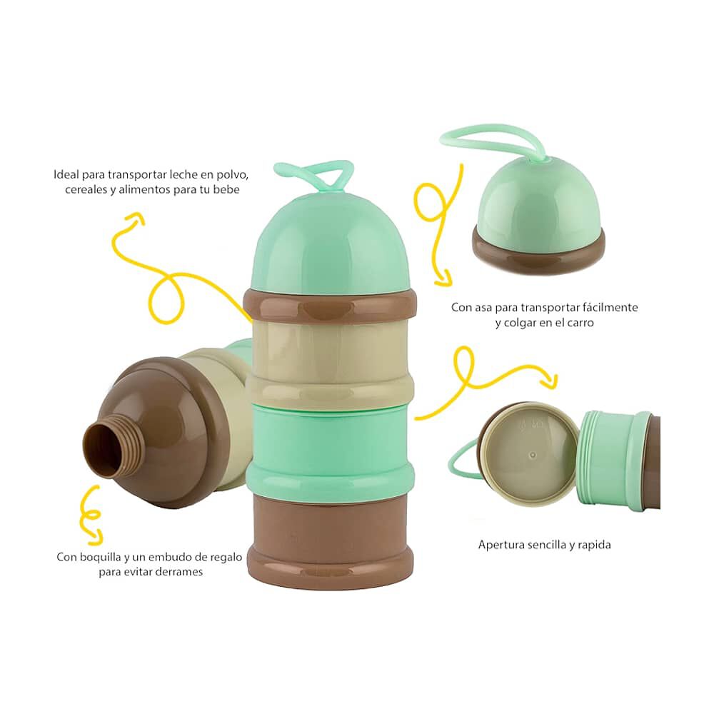 Dispensador De Leche En Polvo Contenedor Envase Dosificador image number 4.0